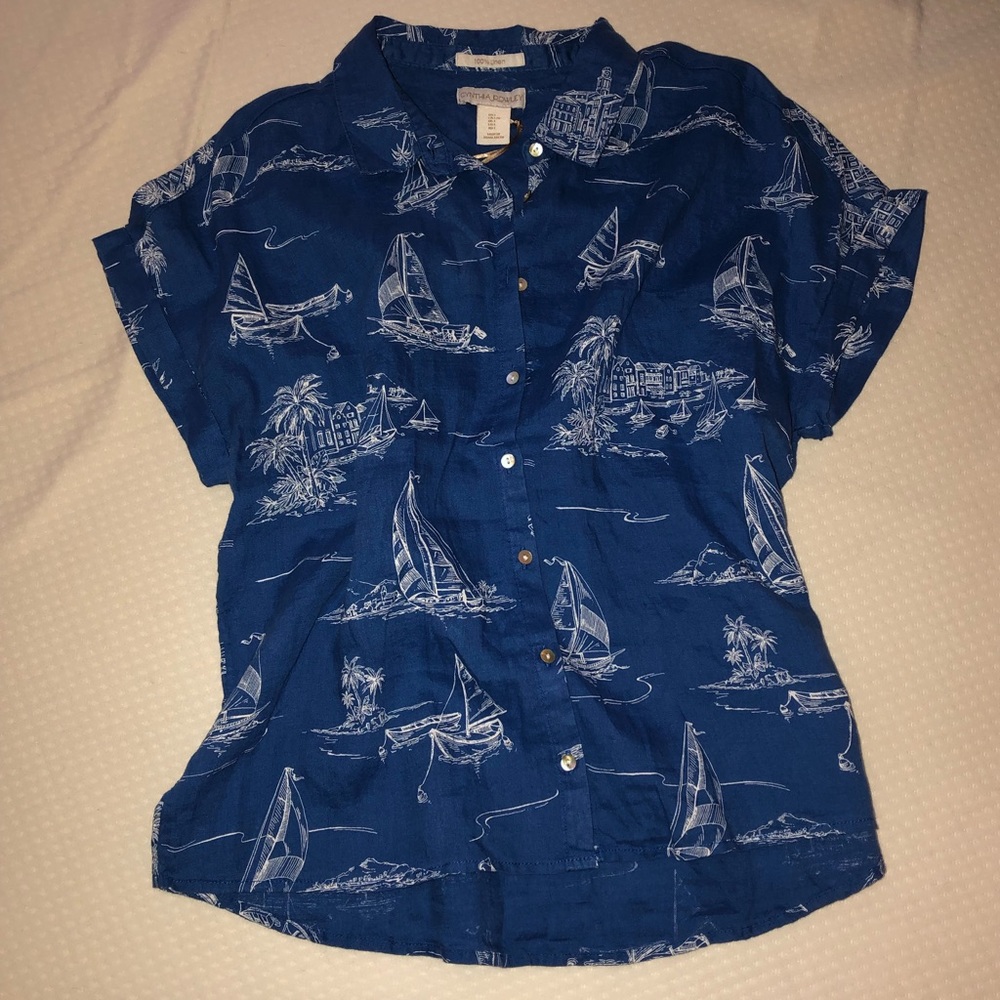 Cynthia Rowley Linen Shirt